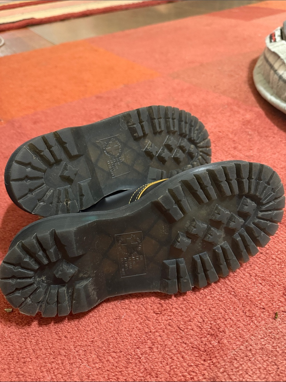 Dr. Martens Black Shoes with Yellow Stitching and Laces - Picture 5 of 5